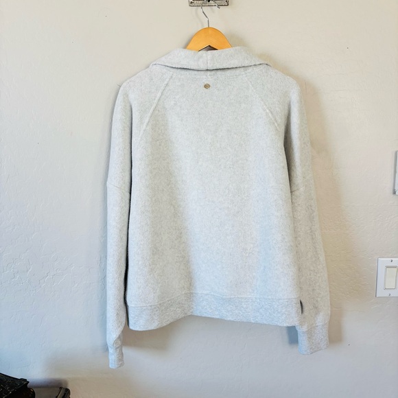CALIA by Carrie Underwood Gray Quarter-Zip scuba Sweatshirt - Picture 9 of 9